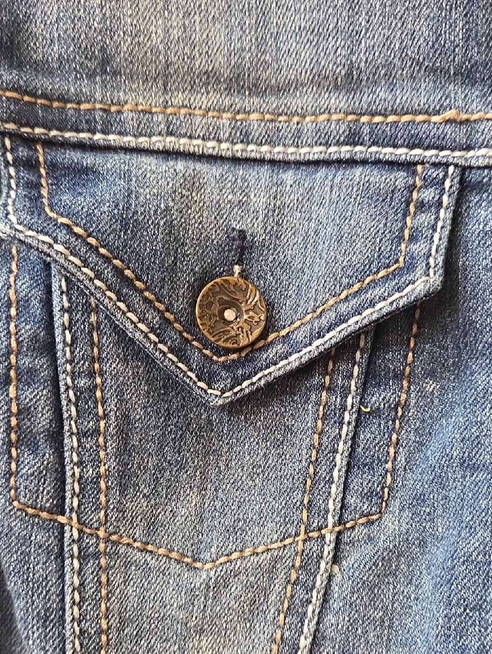 True Soulmate Vintage Denim Vest - Picture 6 of 12